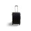 (Black, Medium) Hampton & Stewart Spinner wheel HardShell Suitcase 1