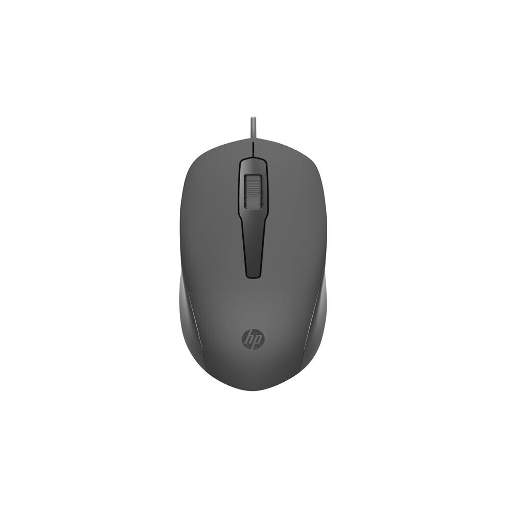 HP 150 - Mouse - right and left-handed - optical - wired - USB - black - for OMEN by HP Laptop 16, Victus 15L by HP, Vic