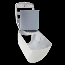 Blue Centerfeed Dispenser with a Roll of 50M Centre Feed
