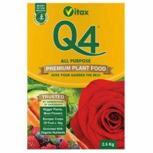Vitax Q4 Pelleted Plant Food Veg Flower Fertiliser Lawn Feed Box 2.5kg