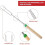 8 Pack Bbq Marshmallow Roasting Sticks Telescoping Forks With Wooden Handle 2