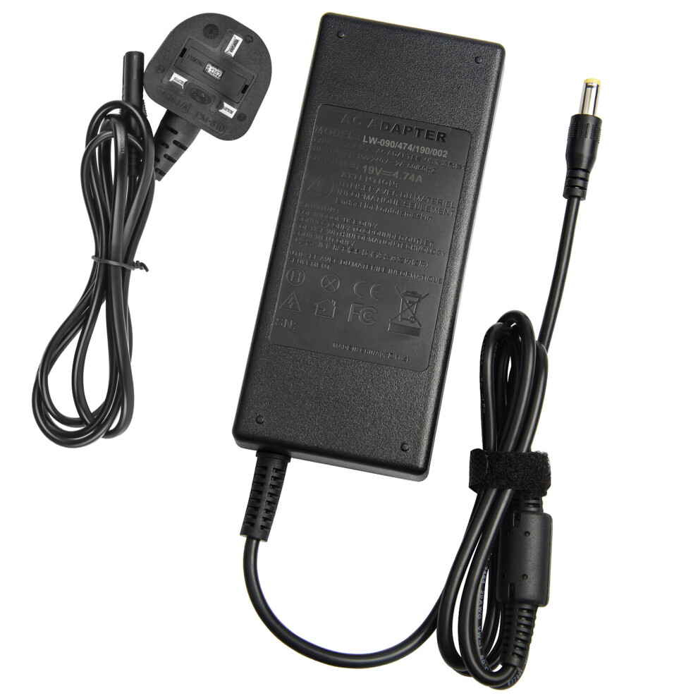 Futurebatt 19V 90W 4.74A For Toshiba Satellite Asus Laptop Charger Adapter 5.5*2.5Mm 6901489007921