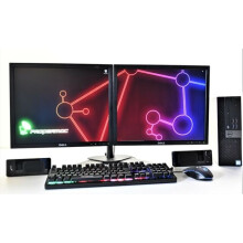 Fast PC Dell Set Dual Monitor 2x19" i3 6th Gen 8GB Ram 480GB SSD - Refurbished