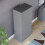Home Discount (Grey) Riano 2 Door Wardrobe Hanging Rail Shelf Storage 7