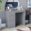 Vida Designs (Grey) Riano 3 Drawer Dressing Table Makeup Computer Desk 1