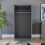 Home Discount (Grey) Riano 2 Door Wardrobe Hanging Rail Shelf Storage 4