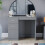 Vida Designs (Grey) Riano 3 Drawer Dressing Table Makeup Computer Desk 5