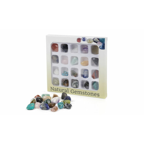 Set of 20 Mixed Natural Polished Gemstones 1