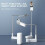 Smart Phone Holder Stand with Wireless Dimmable LED Selfie Fill Light 2