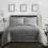 (Grey (OSCA), Single ) New soft Luxury Comforter Modern Quilted Bedspread 1