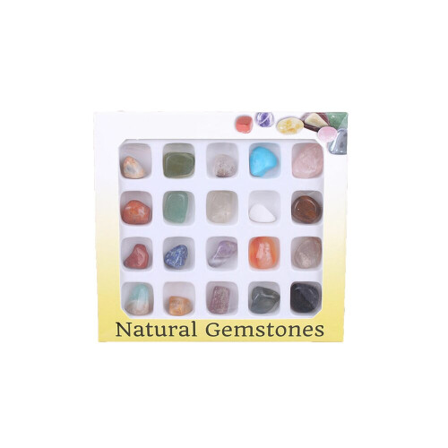 Set of 20 Mixed Natural Polished Gemstones 2