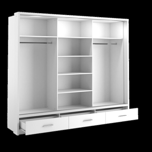 Arthauss Arti 23 - 3 Sliding Door Wardrobe 250cm 1