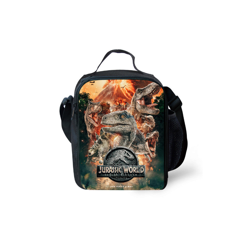 (Style 4) Jurassic World Lunch Bags Thermal Insulated Cooler