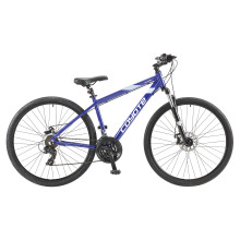 (17.5") Coyote Alpine Gents Hybrid Bicycle, 700c - Blue