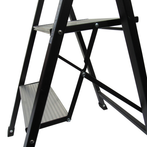Folding 2 Step Stool Ladder 150KG (Anti-Slip Foldable Double DIY) 2