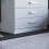 Home Discount (White) Hulio 4 Drawer Chest Bedroom Garment Storage Gloss 5