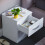 Home Discount (White) Hulio 2 Drawer Bedside Table Cabinet Nightstand 5