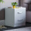 Home Discount (White) Hulio 2 Drawer Bedside Table Cabinet Nightstand 1