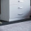 Vida Designs (White) Hulio 5 Drawer Gloss Chest - Bedroom Storage Unit 5