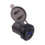 (Blue) Dual USB Car Recharger Cigarette Lighter Socket 14