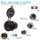 (Blue) Dual USB Car Recharger Cigarette Lighter Socket 10