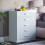 Vida Designs (White) Hulio 5 Drawer Gloss Chest - Bedroom Storage Unit 1