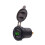 (Blue) Dual USB Car Recharger Cigarette Lighter Socket 18