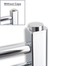(Chrome) Radiator Plug Cover Caps In Chrome & Black