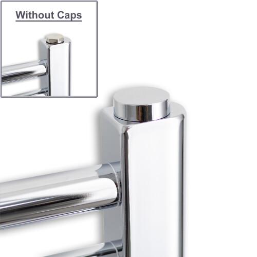 (Chrome) Radiator Plug Cover Caps In Chrome & Black