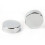 (Chrome) Radiator Plug Cover Caps In Chrome & Black 2