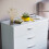 Vida Designs (White) Hulio 5 Drawer Gloss Chest - Bedroom Storage Unit 3