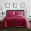 (Red (OSCA), King) New soft Luxury Comforter Modern Quilted Bedspread 1