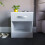 Home Discount (White) Hulio 1 Drawer Bedside Cabinet Shelf Bed Table 7