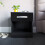 Home Discount (Black) Hulio 1 Drawer Bedside Cabinet Shelf Bed Table 7
