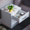 Home Discount (White) Hulio 1 Drawer Bedside Cabinet Shelf Bed Table 6