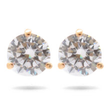 Swarovski Solitaire Rose Gold Earrings
