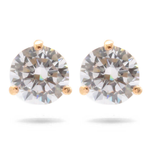 Swarovski Swarovski Solitaire Rose Gold Earrings