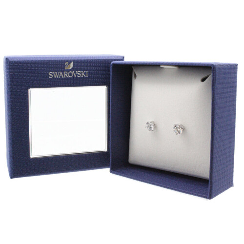 Swarovski Swarovski Solitaire Silver Earrings 1