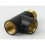 (Black) Dual Fuel Chrome & Black T-Piece Adapter 3
