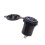 (Blue) Dual USB Car Recharger Cigarette Lighter Socket 4