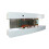 Electric Fireplace White 48 inch 2000W LED Adjustable Flame Effect 3