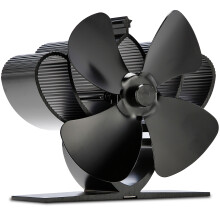 NETTA Mini Stove Fan - 4 Blades - Heat Powered - 12cm