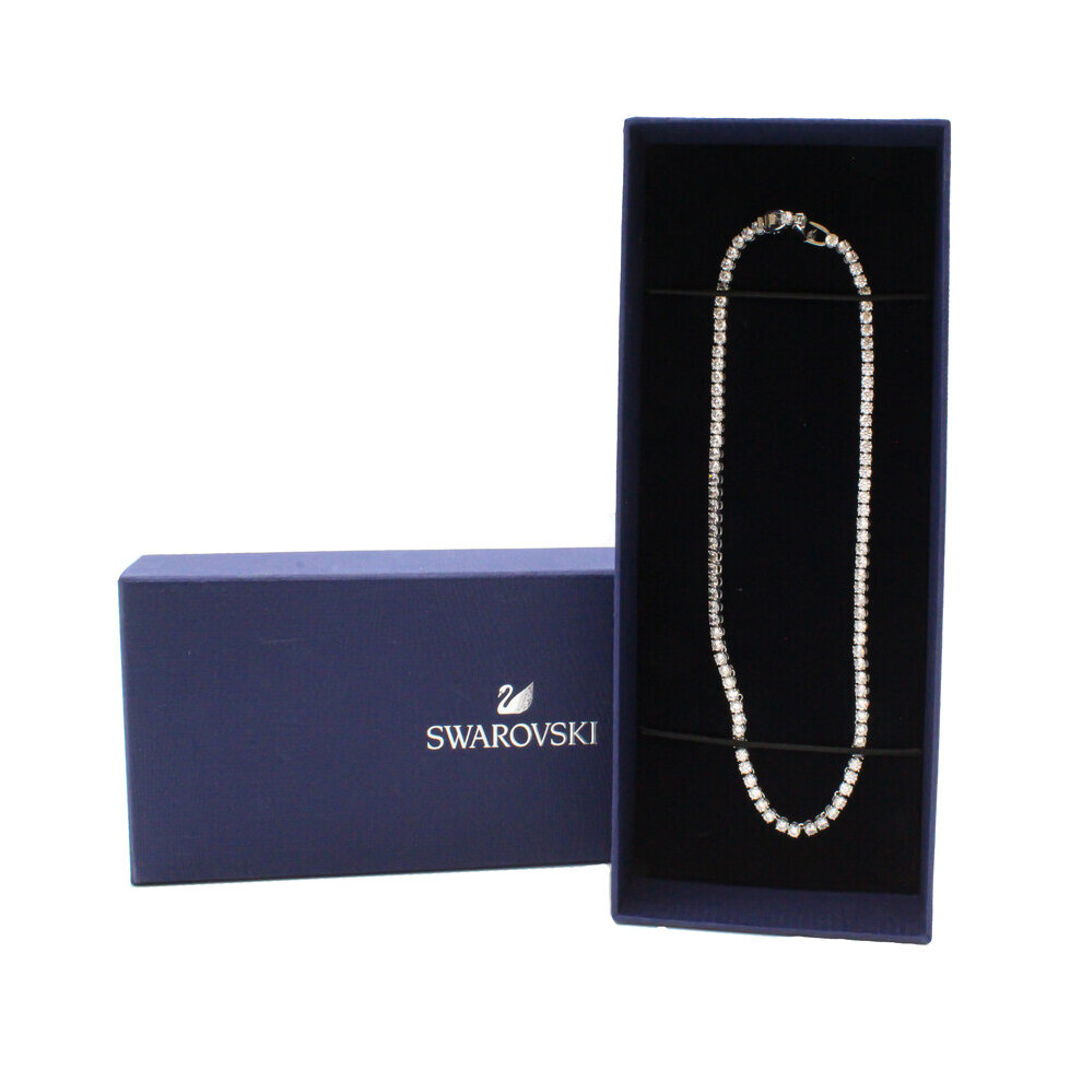 Swarovski Tennis Deluxe Silver Necklace