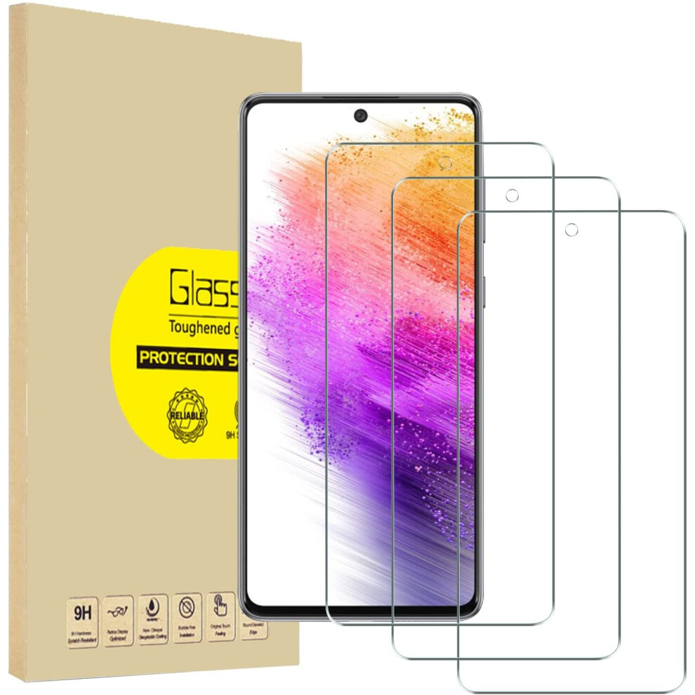 Natbok [3 Pack] Compatible With Samsung Galaxy A73 5G Screen Protector Tempered Glass, Anti-Scratch, Anti-Fingerprint,Hd, 9H... 8504125681554