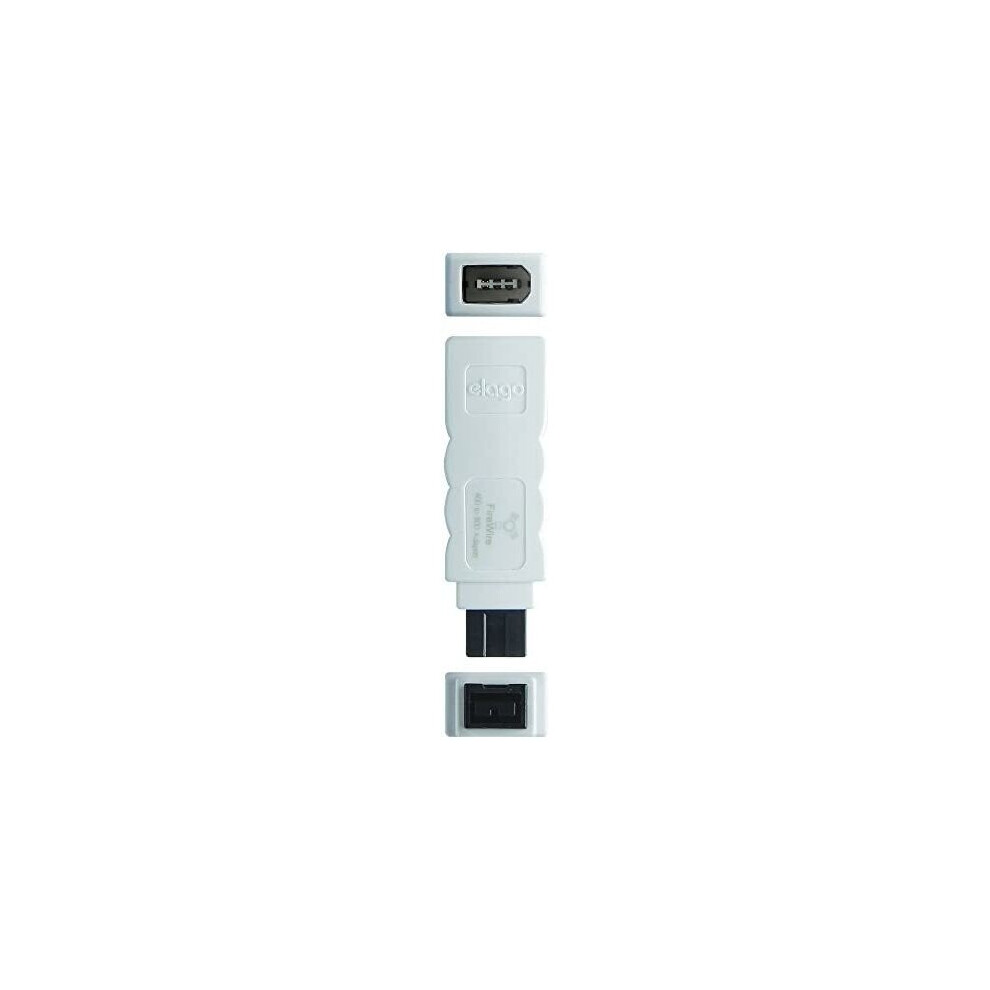 elago FireWire 400 to 800 Adapter Compatible with Mac Pro, MacBook Pro, Mac Mini, iMac and Other Computers - White