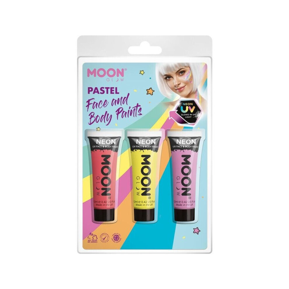 Moon Glow Pastel Neon UV Face Paint