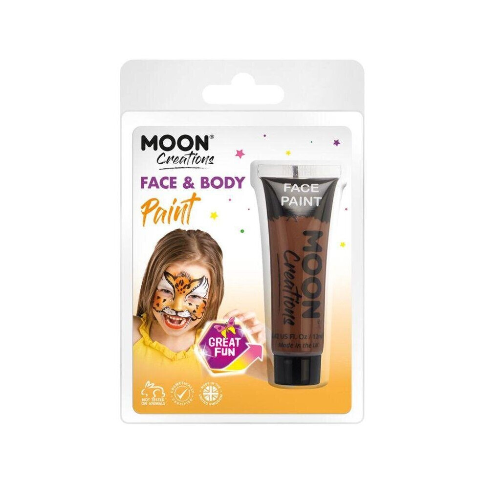 Moon Creations Face & Body Paint Brown