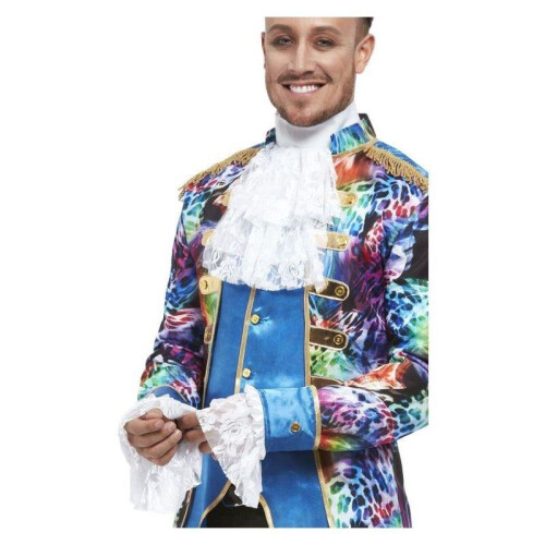 Smiffy's Cravat & Cuff Set White Mens