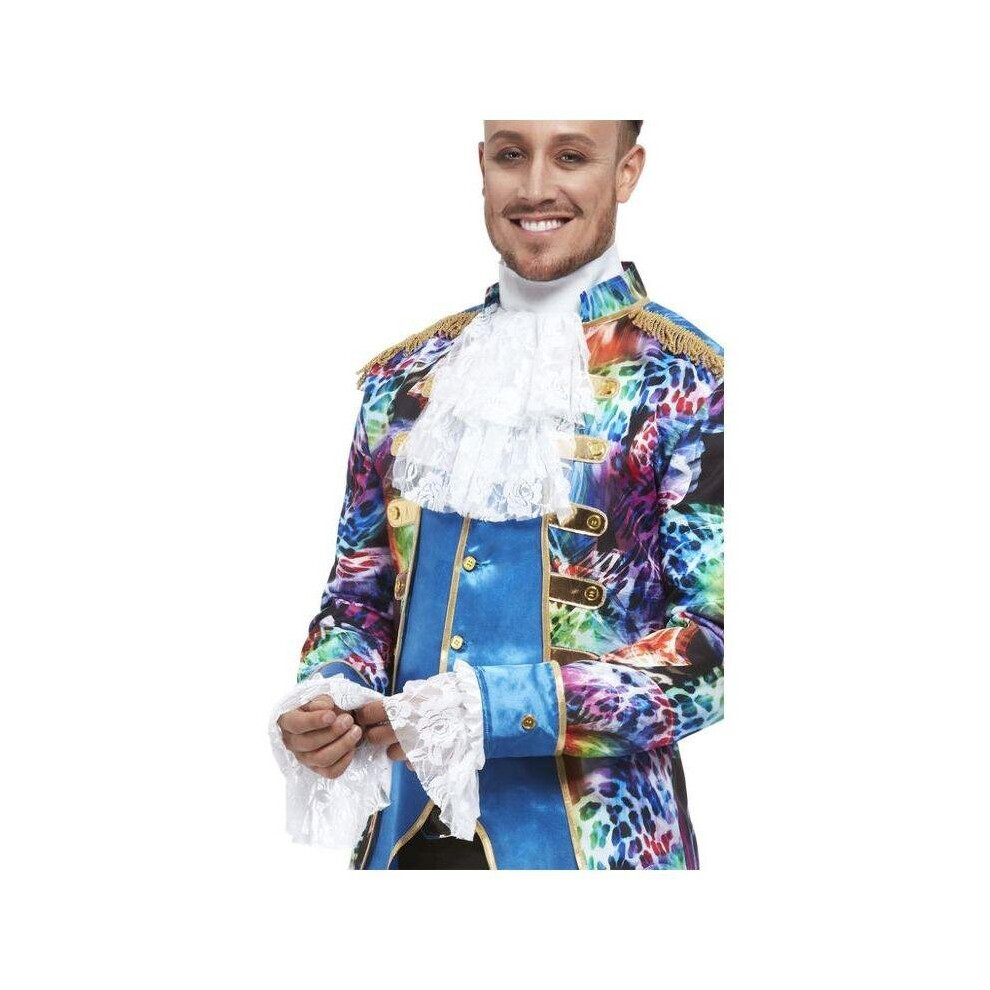Cravat & Cuff Set White Mens