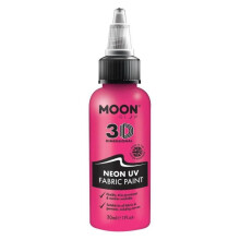 Moon Glow Neon UV Intense Fabric Paint Pink